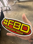 #FBD team truck decal. 8 inch