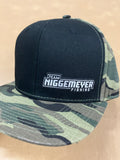 Snap back Flat Bill Army Camo patch Team Niggemeyer Fishing