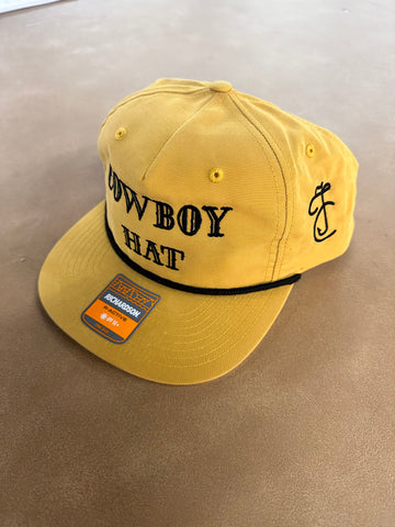 Cowboy Hat JC Rope hat Mustard